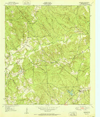 RATCLIFF, TX HISTORICAL MAP GEOPDF 7.5X7