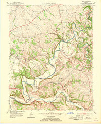 MAUD, KY HISTORICAL MAP GEOPDF 7.5X7.5 G