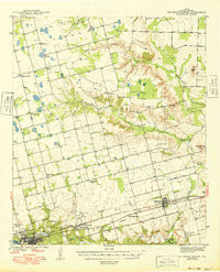 BIG SPRING NORTH, TX HISTORICAL MAP GEOP