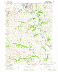 TECUMSEH, NE HISTORICAL MAP GEOPDF 7.5X7