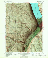 ITHACA WEST, NY HISTORICAL MAP GEOPDF 7.