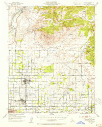 CLOVIS, CA HISTORICAL MAP GEOPDF 15X15 G