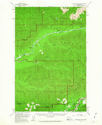 KLOOCHMAN ROCK, WA HISTORICAL MAP GEOPDF