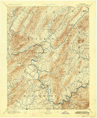 ROCKBRIDGE, VA-WV HISTORICAL MAP GEOPDF
