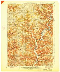 GAYS MILLS, WI HISTORICAL MAP GEOPDF 15X