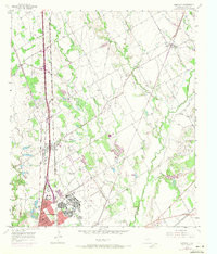 ELM MOTT, TX HISTORICAL MAP GEOPDF 7.5X7