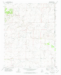 MOSES, NM-OK HISTORICAL MAP GEOPDF 7.5X7