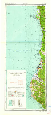 EUREKA, CA-OR HISTORICAL MAP GEOPDF 2X1