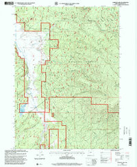 GORDON LAKE, OR HISTORICAL MAP GEOPDF 7.