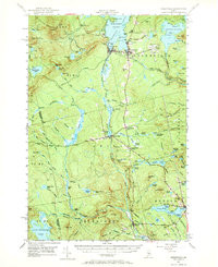 GREENVILLE, ME HISTORICAL MAP GEOPDF 15X