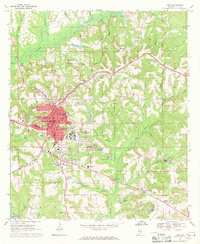 TROY, AL HISTORICAL MAP GEOPDF 7.5X7.5 G