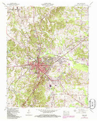 PARIS, TN HISTORICAL MAP GEOPDF 7.5X7.5