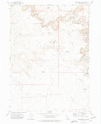 PIUTE BASIN EAST, ID HISTORICAL MAP GEOP