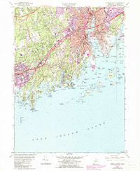 NORWALK SOUTH, CT-NY HISTORICAL MAP GEOP