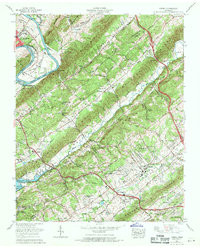 POWELL, TN HISTORICAL MAP GEOPDF 7.5X7.5