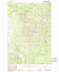 BIG HORN PEAK, MT-WY HISTORICAL MAP GEOP