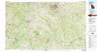 ATHENS, GA HISTORICAL MAP GEOPDF 30X60 G