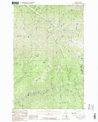 BURKE, ID-MT HISTORICAL MAP GEOPDF 7.5X7