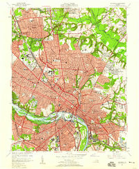 RICHMOND, VA HISTORICAL MAP GEOPDF 7.5X7