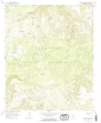 BRUSHY CANYON, AZ HISTORICAL MAP GEOPDF