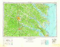 RICHMOND, VA-MD HISTORICAL MAP GEOPDF 1X