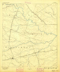 TAYLOR, TX HISTORICAL MAP GEOPDF 30X30 G