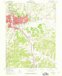 LANCASTER, OH HISTORICAL MAP GEOPDF 7.5X