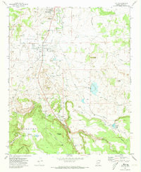 TAYLOR, AZ HISTORICAL MAP GEOPDF 7.5X7.5