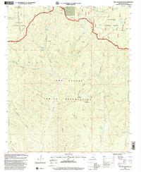 RED TOP MOUNTAIN, AZ HISTORICAL MAP GEOP