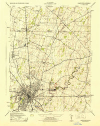 HAGERSTOWN, MD-PA HISTORICAL MAP GEOPDF