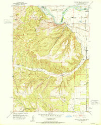 MOORES HOLLOW, OR-ID HISTORICAL MAP GEOP