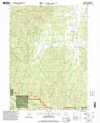 WILLIAMS, OR HISTORICAL MAP GEOPDF 7.5X7