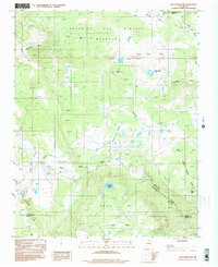 AGUA FRIA PEAK, NM HISTORICAL MAP GEOPDF