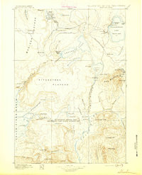 SHOSHONE, WY HISTORICAL MAP GEOPDF 30X30