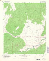 CANYON DAY, AZ HISTORICAL MAP GEOPDF 7.5