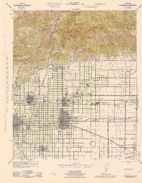 ONTARIO, CA HISTORICAL MAP GEOPDF 15X15
