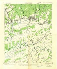 RICHLANDS, VA HISTORICAL MAP GEOPDF 7.5X