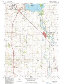 GLENVILLE, MN HISTORICAL MAP GEOPDF 7.5X