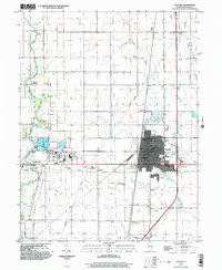 TUSCOLA, IL HISTORICAL MAP GEOPDF 7.5X7.
