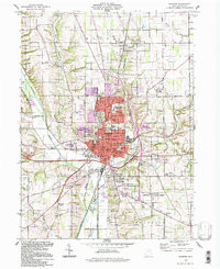 WOOSTER, OH HISTORICAL MAP GEOPDF 7.5X7.