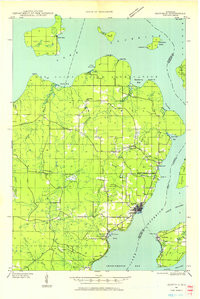 BAYFIELD, WI HISTORICAL MAP GEOPDF 15X15