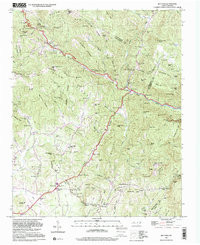 BAT CAVE, NC HISTORICAL MAP GEOPDF 7.5X7