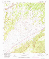 SHONTO SE, AZ HISTORICAL MAP GEOPDF 7.5X