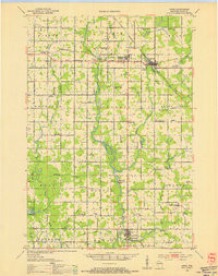 OWEN, WI HISTORICAL MAP GEOPDF 15X15 GRI
