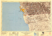 SAN DIEGO, CA HISTORICAL MAP GEOPDF 1X2