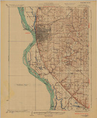 QUINCY, IL-MO HISTORICAL MAP GEOPDF 15X1
