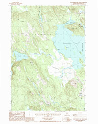 MEDDYBEMPS LAKE WEST, ME HISTORICAL MAP
