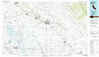 MERCED, CA HISTORICAL MAP GEOPDF 30X60 G