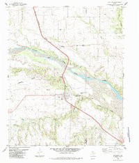 ESTELLINE, TX HISTORICAL MAP GEOPDF 7.5X