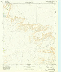 DIABLO CANYON WEST, TX HISTORICAL MAP GE